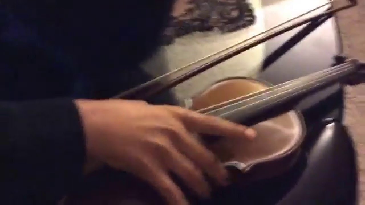 Violin tutorial - for beginners (hot to hold the bow and violin)