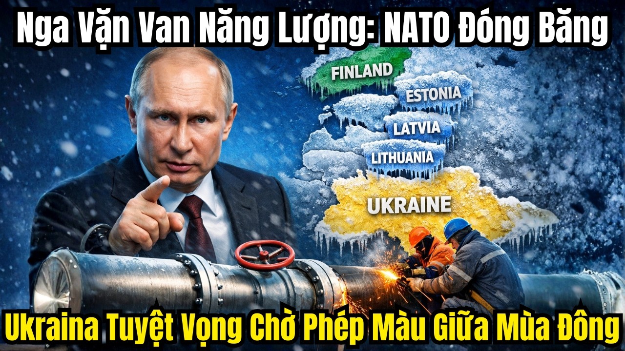 Nga Vặn Van Năng Lượng: NATO Đóng Băng – Ukraina Tuyệt Vọng Chờ Phép Màu Giữa Mùa Đông
