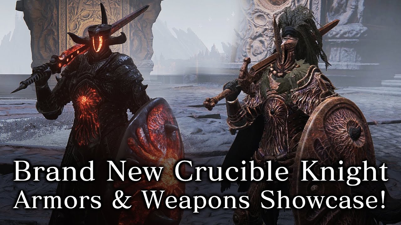 NEW Demonic Crucible Knights Weapons and Armors! (Elden Ring The Garden of Eyes Overhaul Mod)