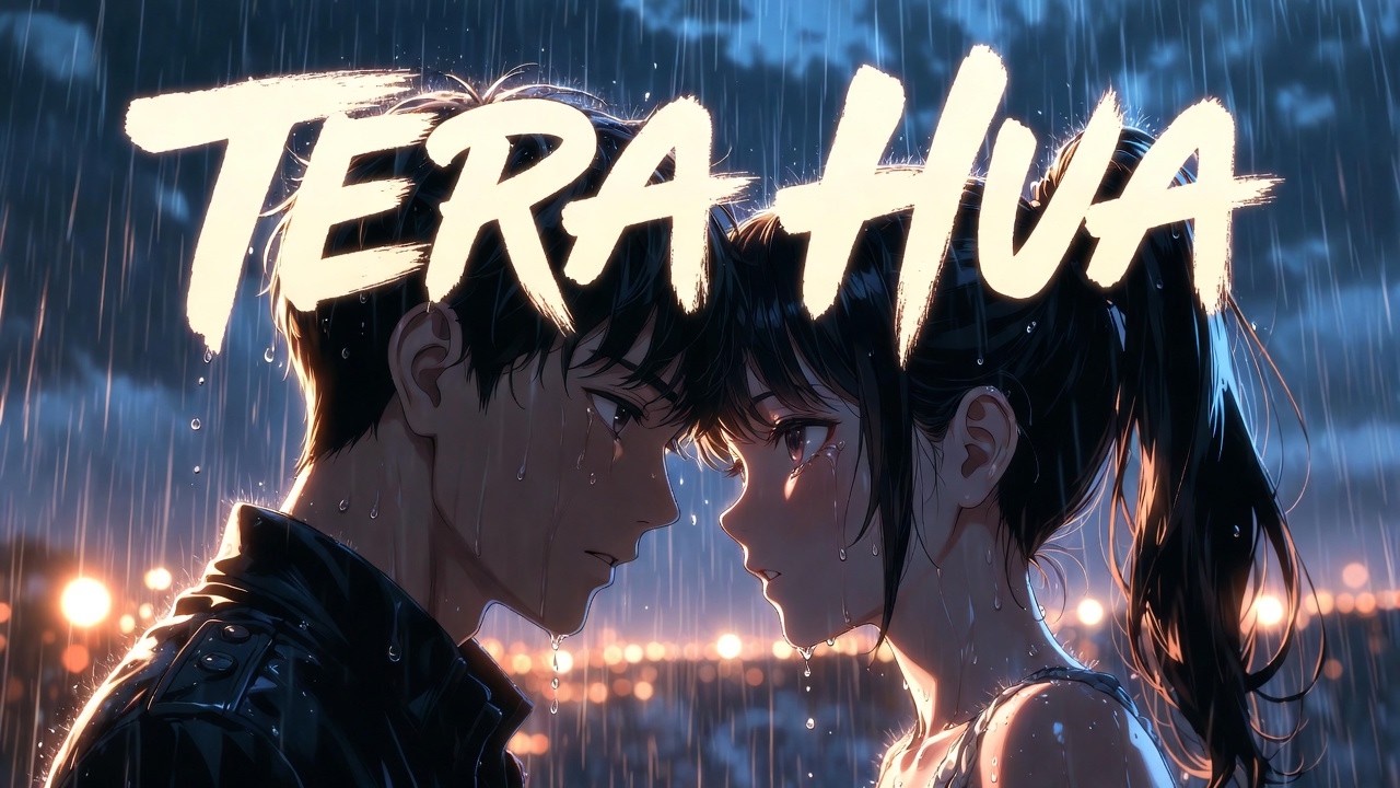 Tera Hua ❤️ | Ab Se Mera Har Savera | Emotional Hindi Romantic Song | Rain Anime