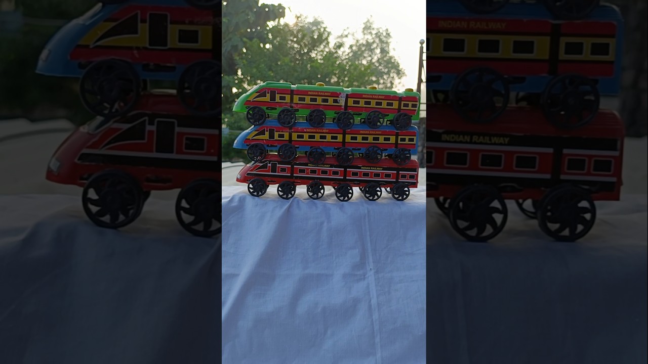Train Ka Kitna Chakka Hai Batao 🚂 #youtubeshorts tractor 🚜 #4k tractor video #cowvideos train wala