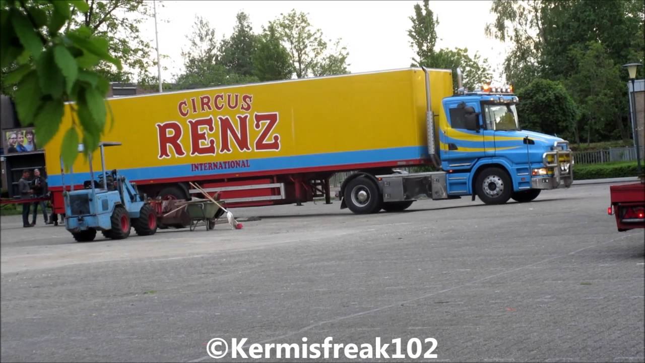Transport & Vertrek Circus Renz International| Winterswijk 16-05-2016