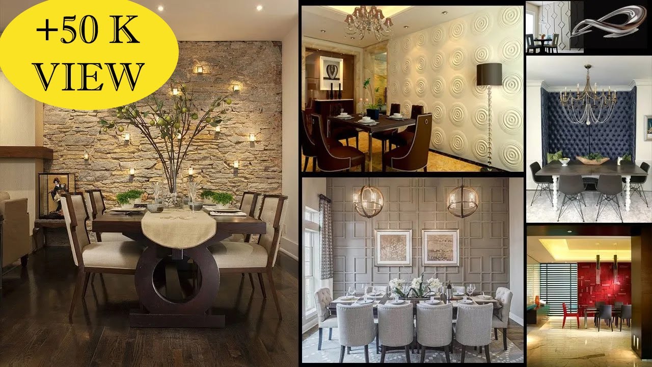 Modern Dining Area Wall Paneling Design ||  Dining Wall decor || Ideas & Collections 2021 || I.A.S