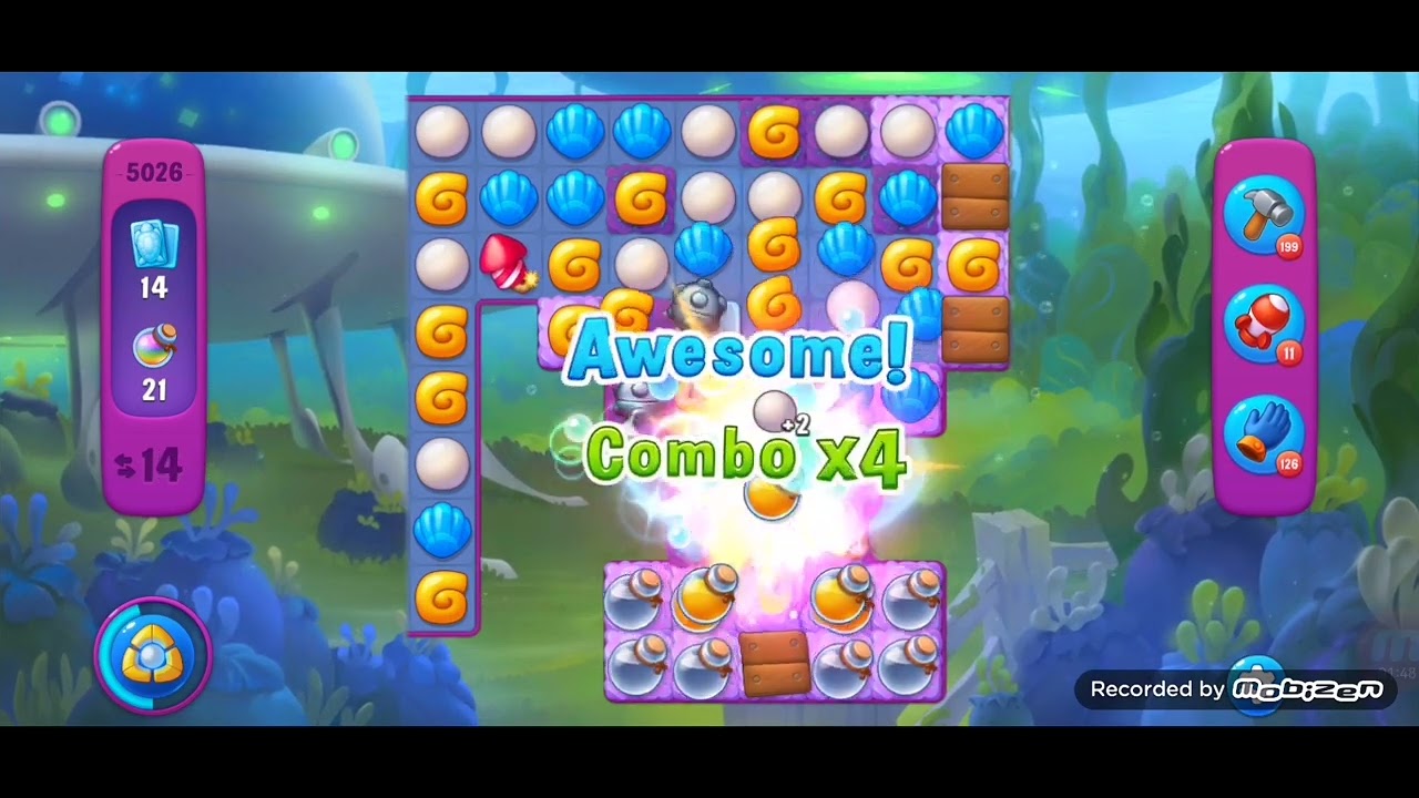 Fishdom Super Hard level 5026. NOboosters