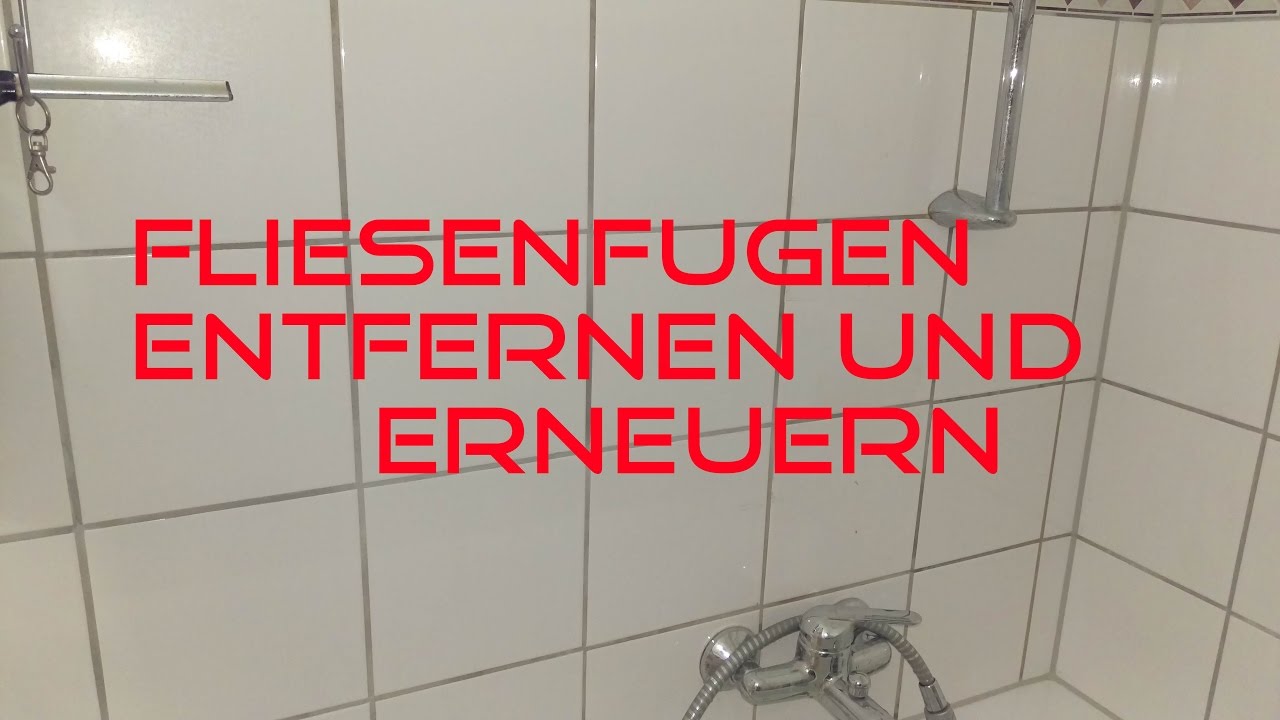 Fugen entfernen und erneuern/ Mit dem BOSCH GWS 10,8-76 V-EC