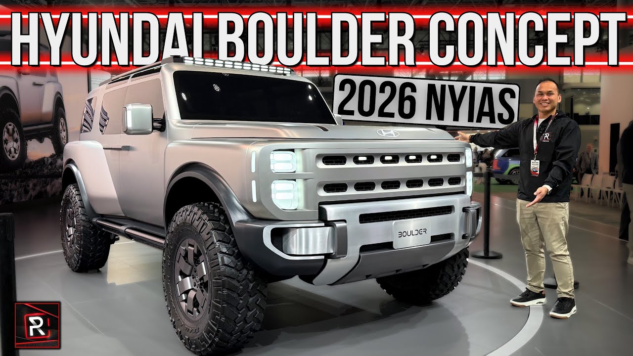 Watch Out Jeep & Ford! | Hyundai Boulder Concept | Detailed First Look | 2026 NYIAS