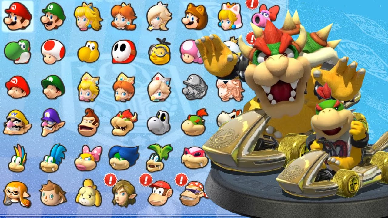 Mario Kart 8 Deluxe - Father and Son Battle - Bowser vs Bowser Jr. in Vs Race Cup