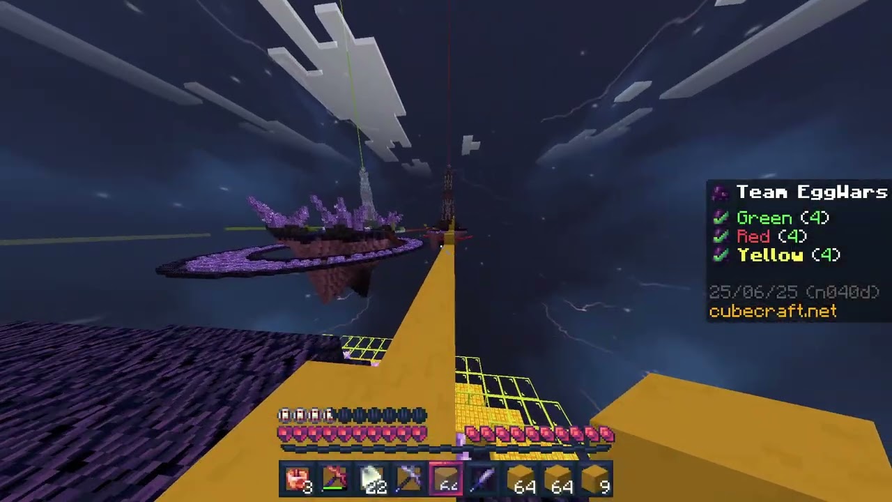minecraft egg wars team of four with @mjjjjikou