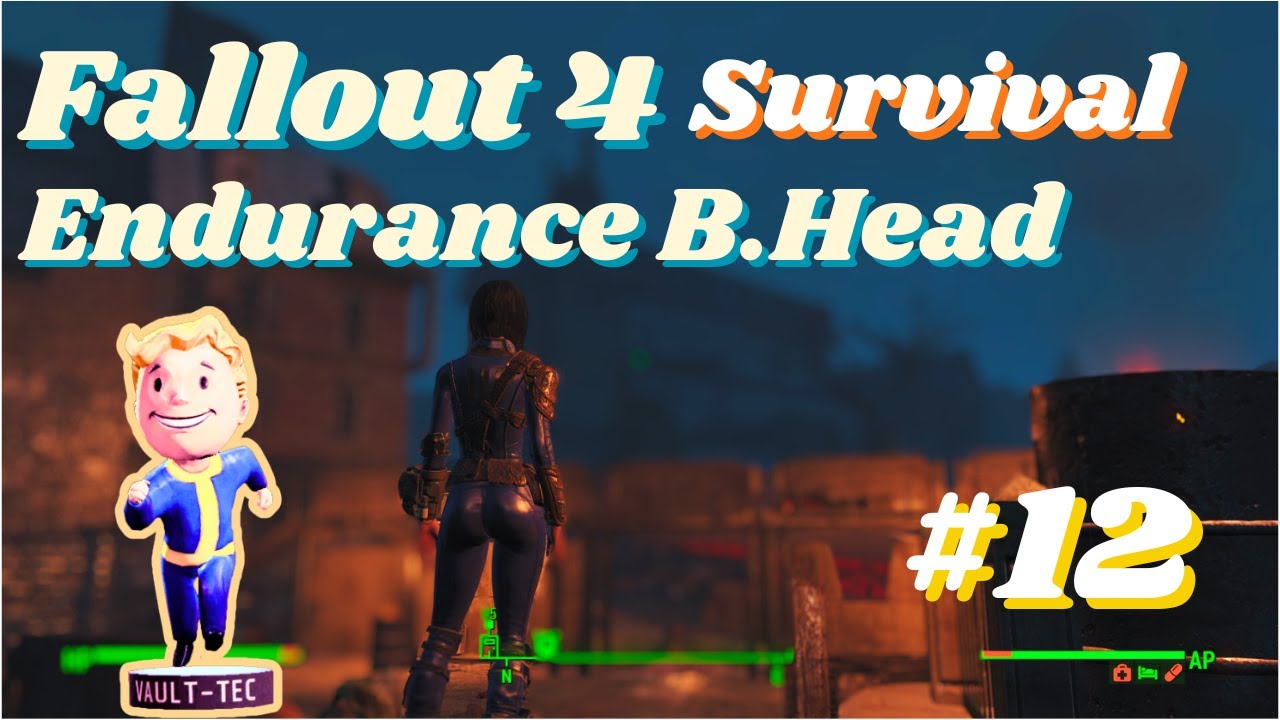 Fallout 4 First Time in Survival Mode: Endurance Bobblehead #12 Playthrough