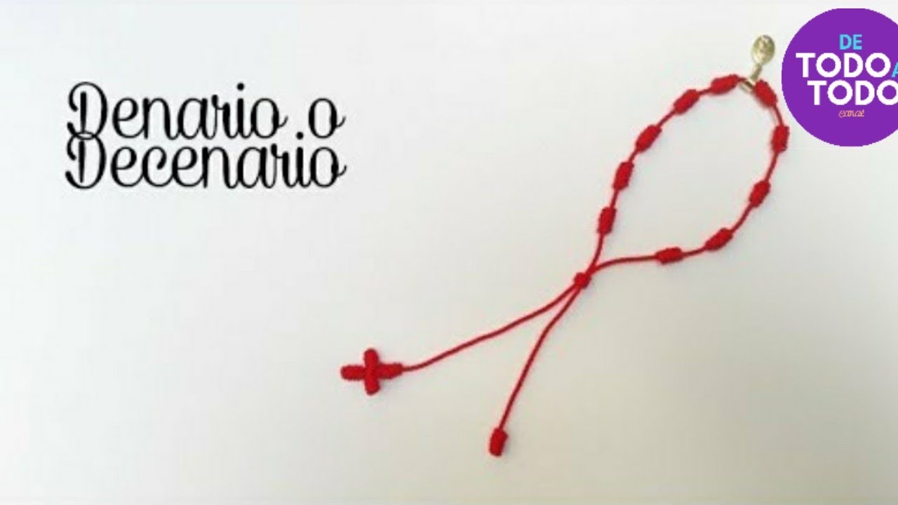💜C&oacute;mo elaborar un denario o decenario? C&oacute;mo hacer un denario? [F&Aacute;CIL] Paso a paso