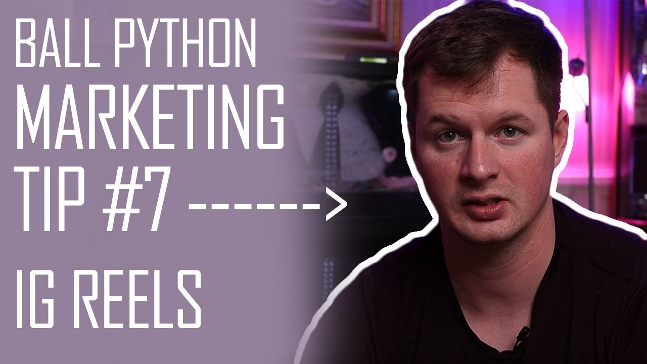 BALL PYTHON Marketing Tip #7 | Instagram Reels
