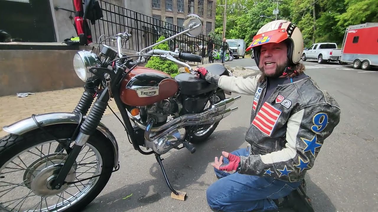 THE LAST ORIGINAL REAL CLASSIC TRIUMPH 500 TROPHY T100C STEVE MCQUEEN GARY NIXON EDITION