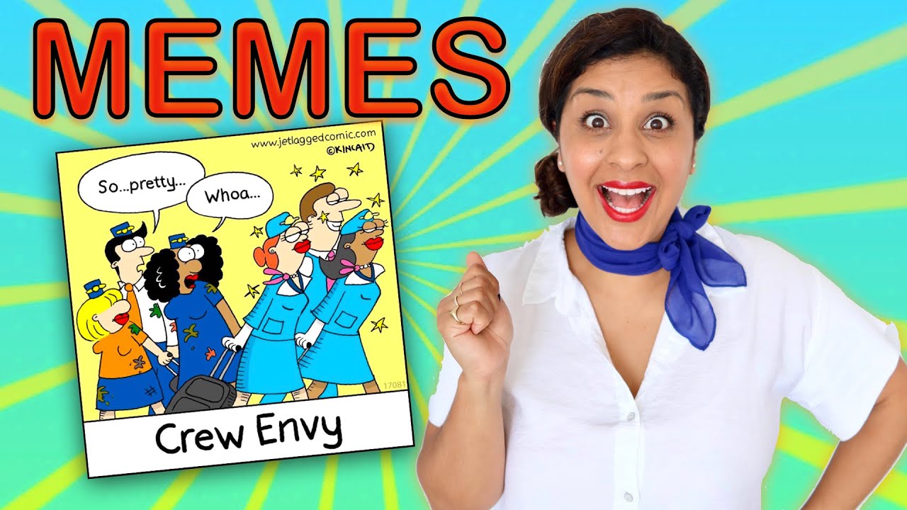 FLIGHT ATTENDANT REACTS - FUNNIEST AVIATION MEMES