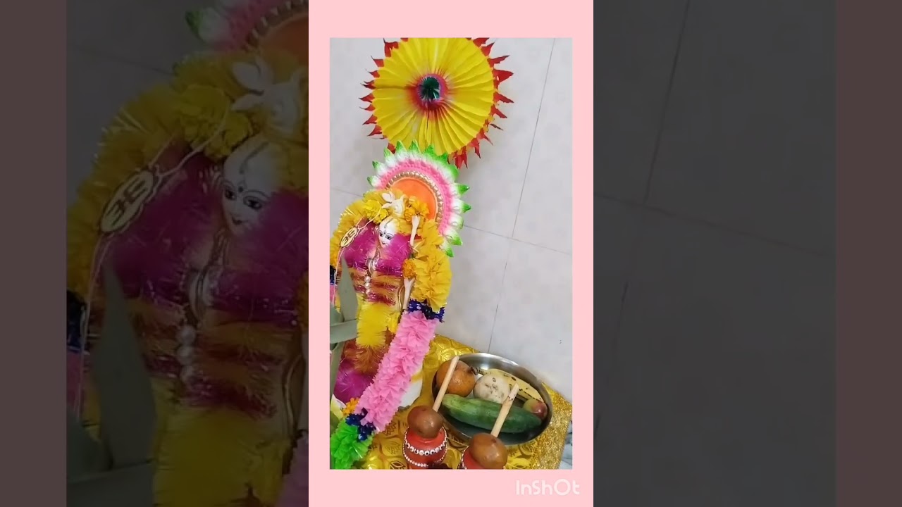 Late update Saraswati pujor ayojon chol6e ❤️
