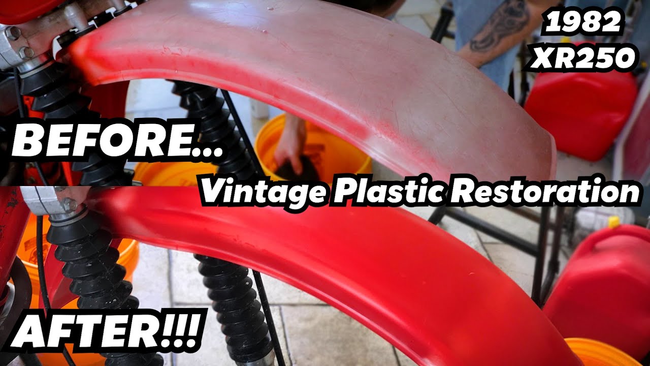 1982 XR250 Rebuild Mini Series!! Ep. 5 Vintage Plastics Restoration