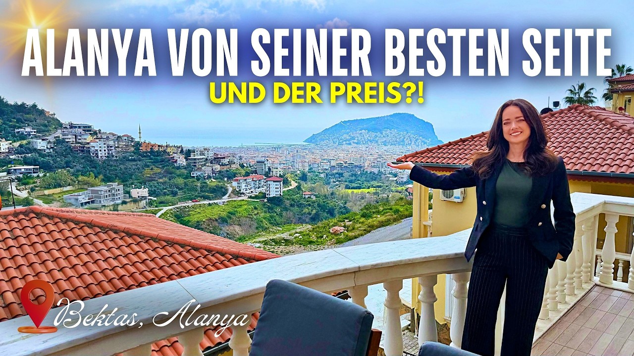 ZU SCHÖN FÜR DEN PREIS? 120 m² 3-ZIMMER-WOHNUNG MIT BURG- UND MEERBLICK IN ALANYA