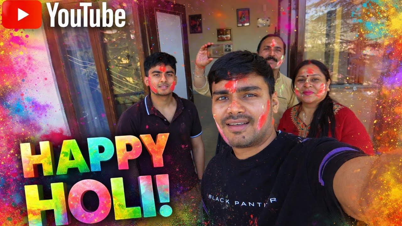 Holi 2026 With Family ❤️ | Rangon Wali Masti At Shimla 🏠🌈