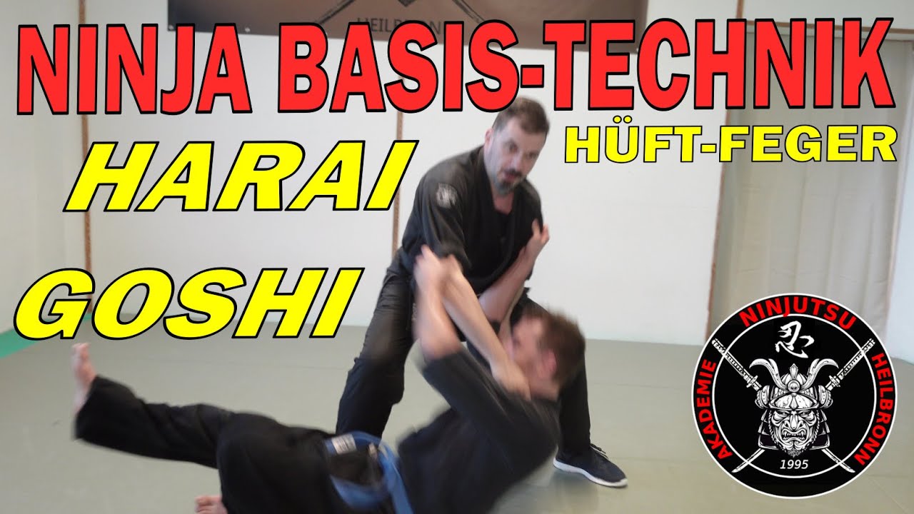 Ninja-Basistechnik Harai Goshi - Hüftfeger