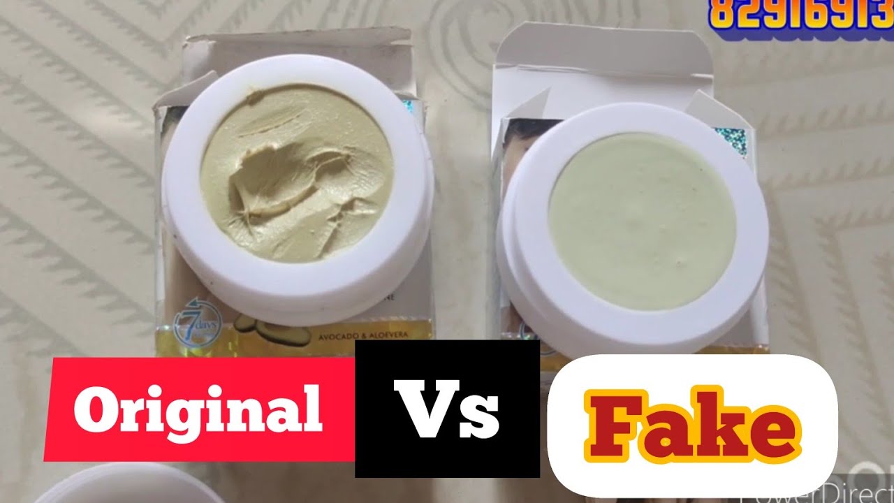 original vs fake Goree beauty cream