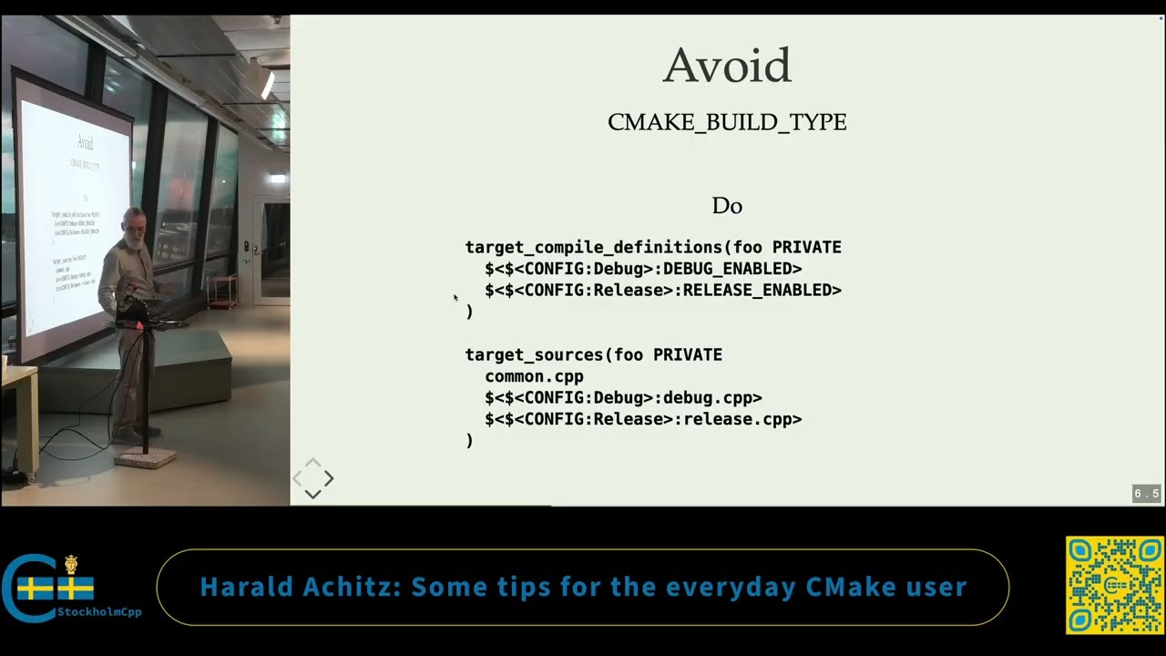 Харальд Ачиц: Несколько советов для обычного пользователя CMake