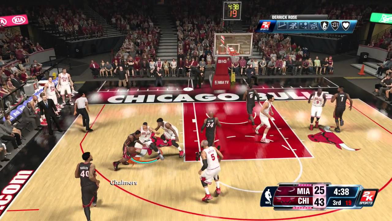 NBA 2k14  :: NBA 2k14 XBOX ONE Gameplay  :: Derrick Rose is BACK! :: Bulls Vs. Heat Online Ranked