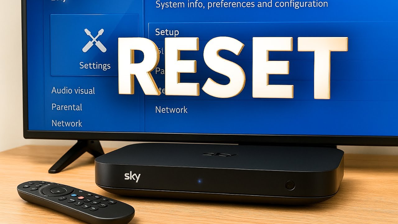Как сбросить настройки Sky Q Box