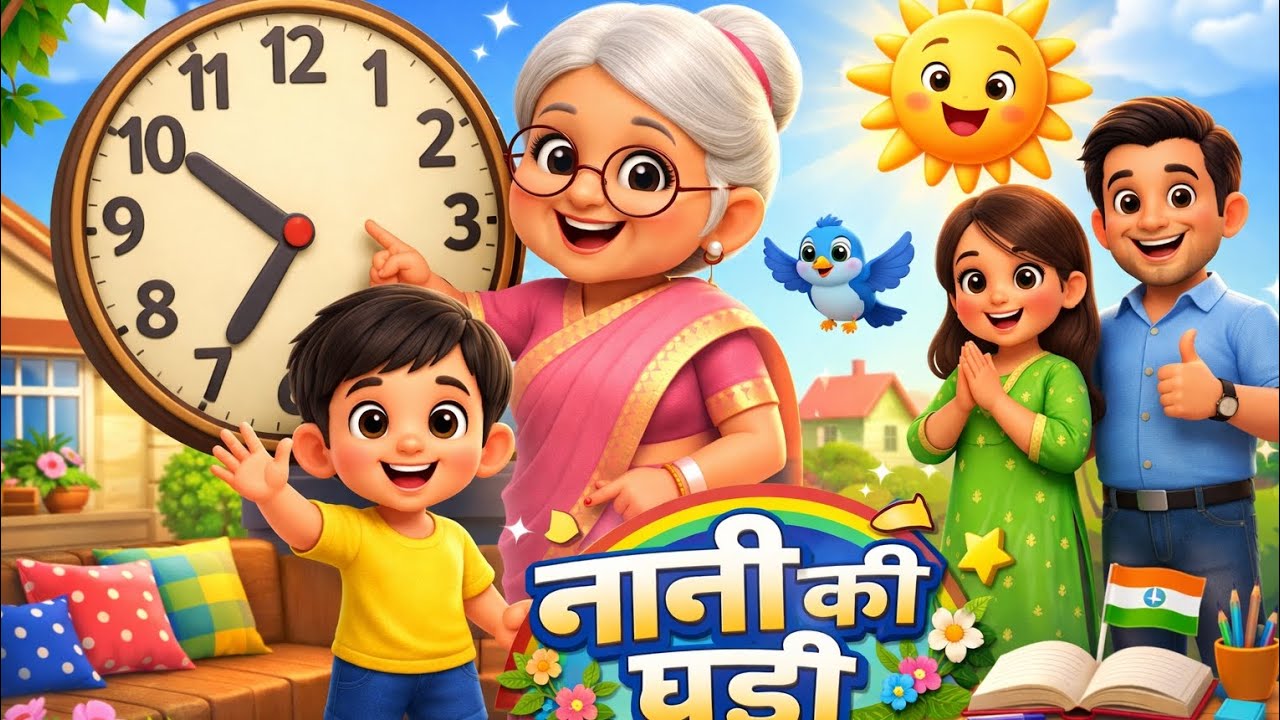 नानी की घड़ी | Hindi Rhymes for Kids | 2026 kids 