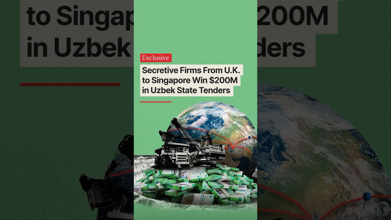 Секретные компании из Великобритании и Сингапура выиграли государственные тендеры в Узбекистане н...