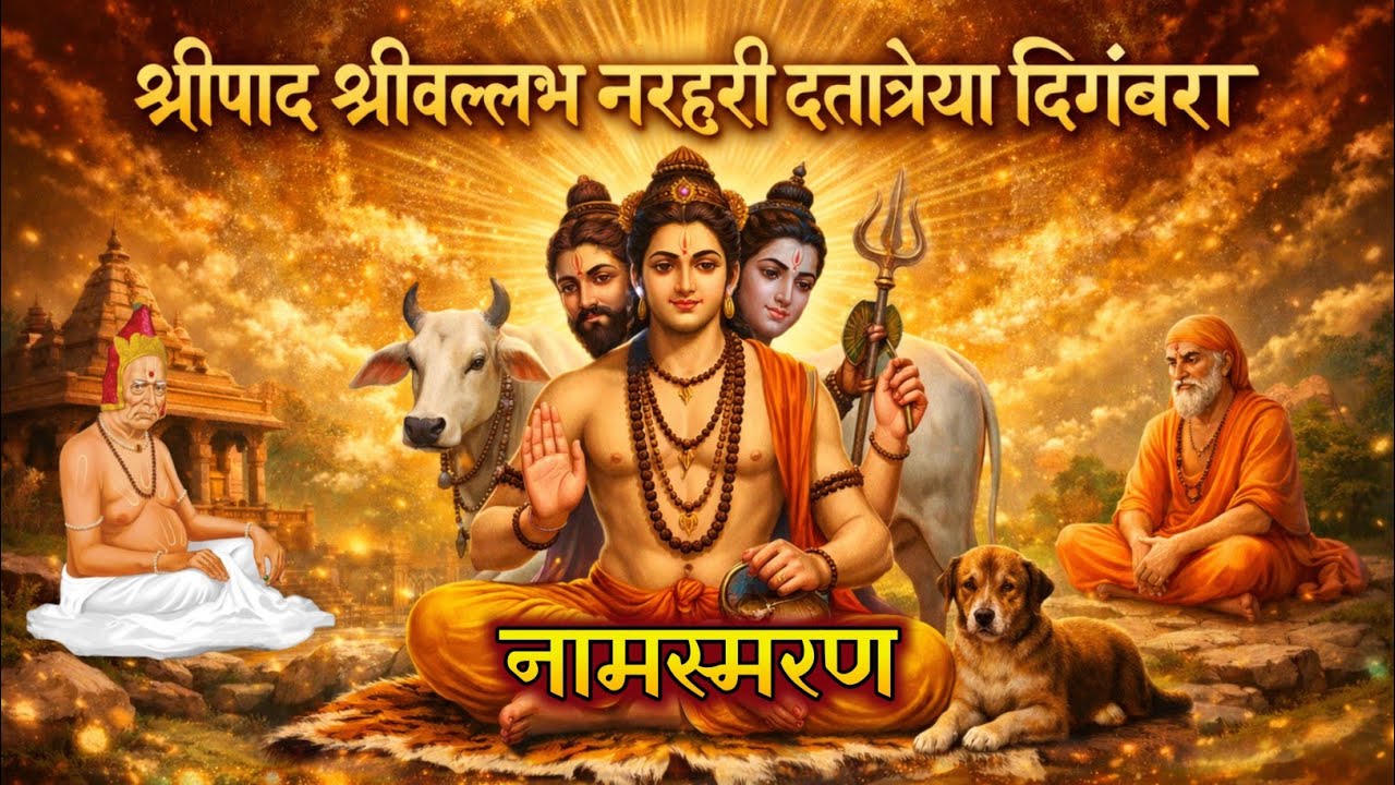 दत्तात्रेय भजन | श्रीपाद श्रीवल्लभ नरहरी दत्त | Vasudeva Nanda Saraswati #shreepad 