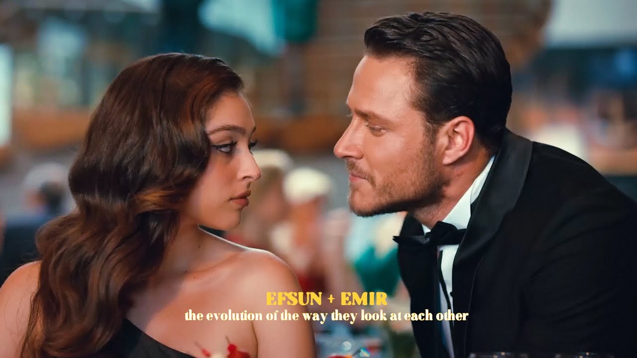 Efsun + Emir // the evolution of the way they look at each other in 7 minutes