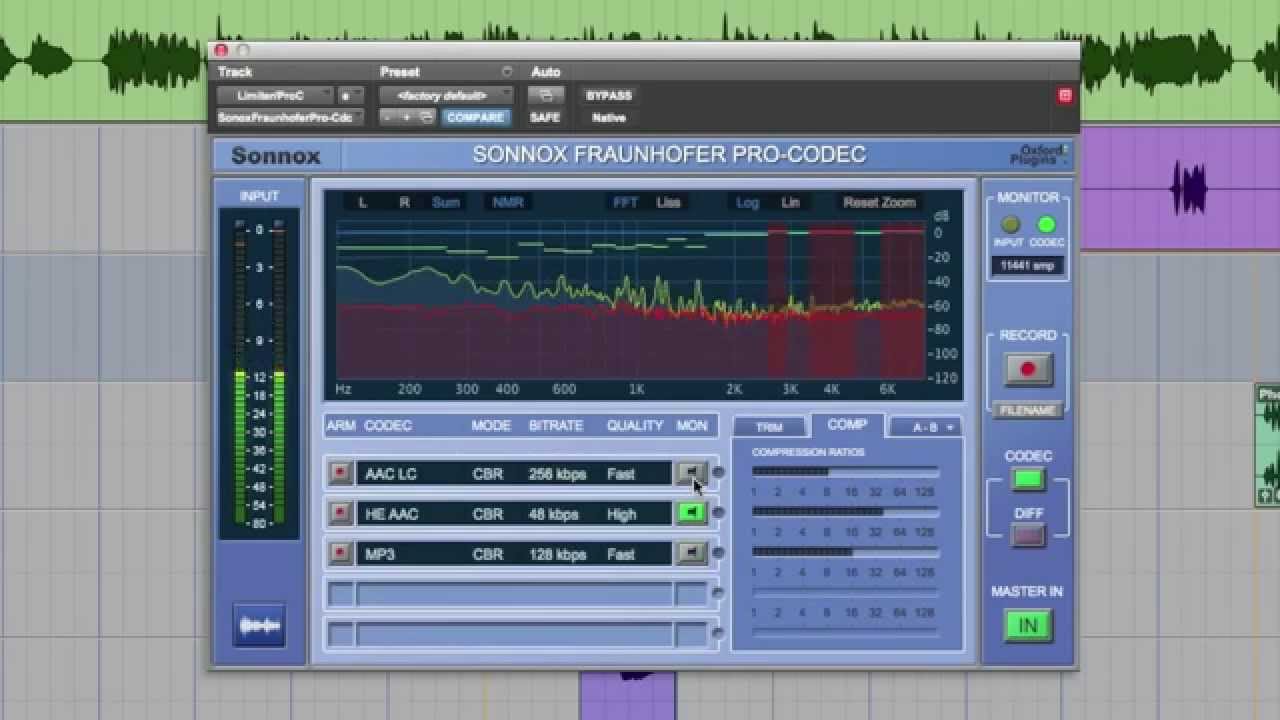 Sonnox Fraunhofer Pro-Codec (Version 3)