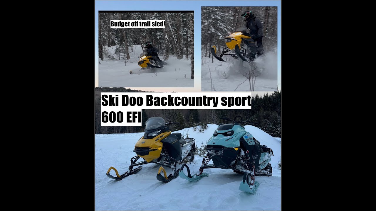 2024 Skidoo Backcountry sport (Rangeley Maine off trail riding)
