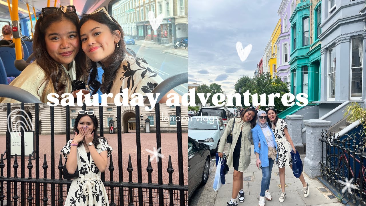 VISITING THE QUEEN'S PALACE, FIRST BUS RIDE & PORTOBELLO MARKET