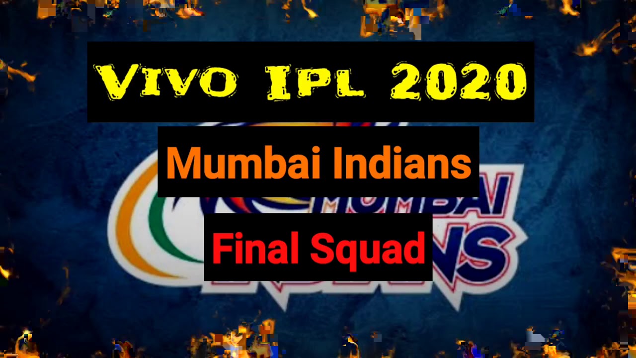 MI paltan || Mumbai Indians full squad 2020||