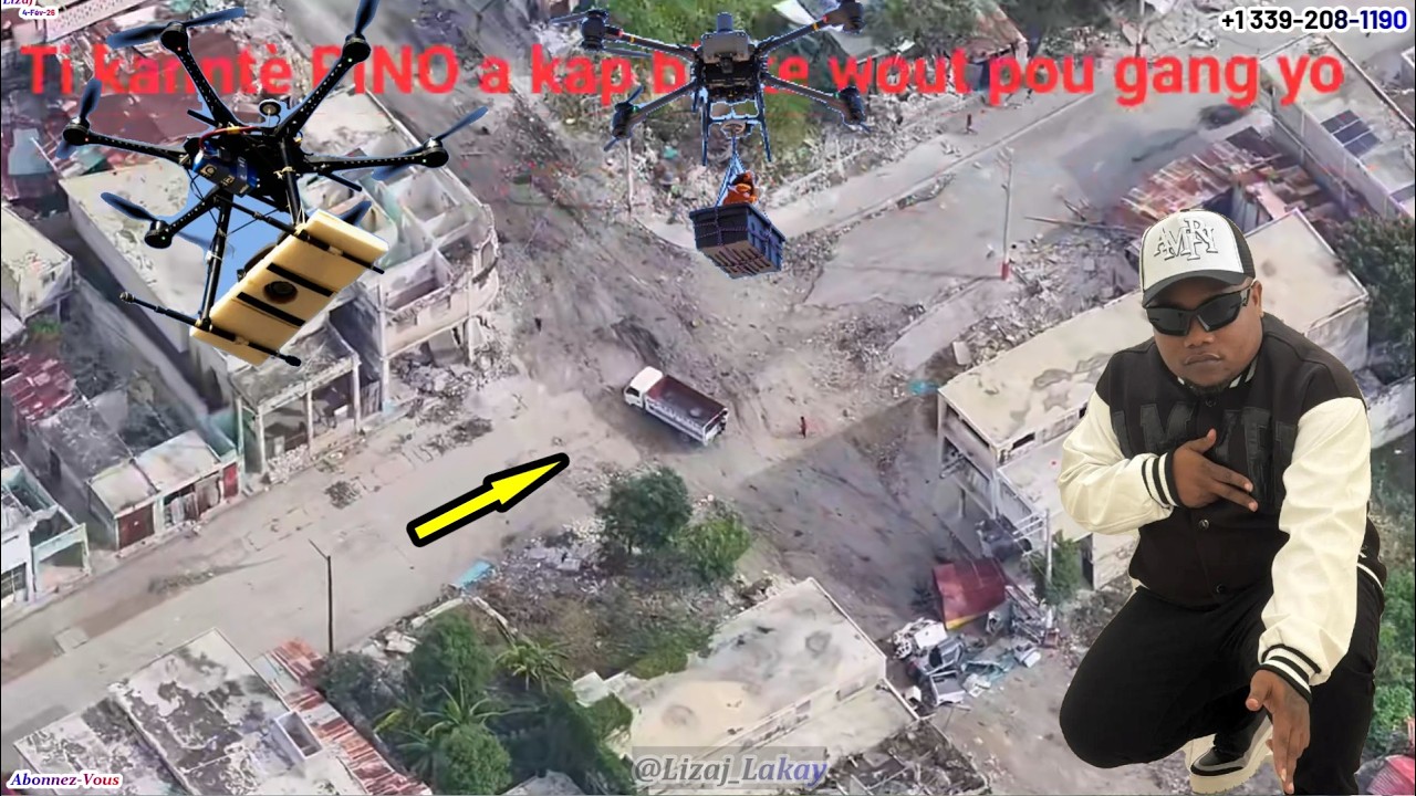 Wap Sezi: Men tout Video kote Drone ap Sène Kanntè Nèg izo yo, Kap bloke Kafou 4 la. Bailly Bato yo