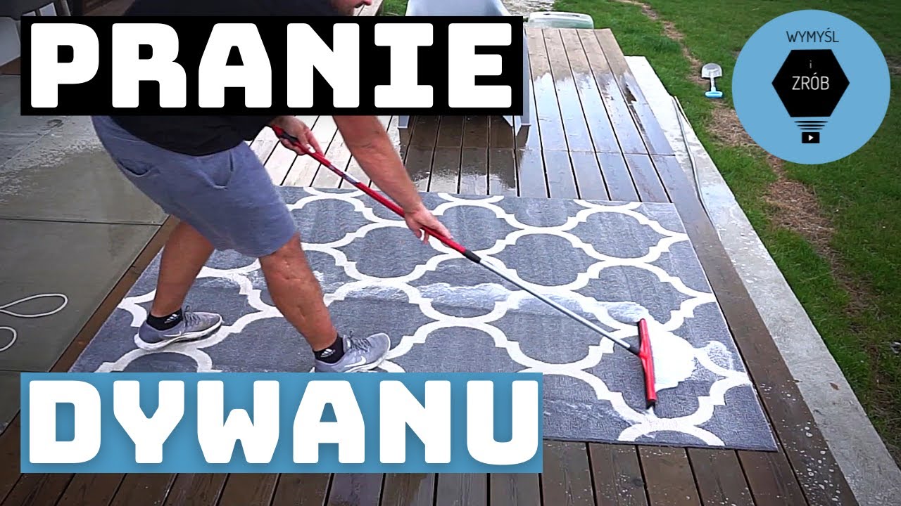 Pranie dywanu - jak wyprać wyczyścić brudny dywan myjką ciśnieniową? | DIY #19