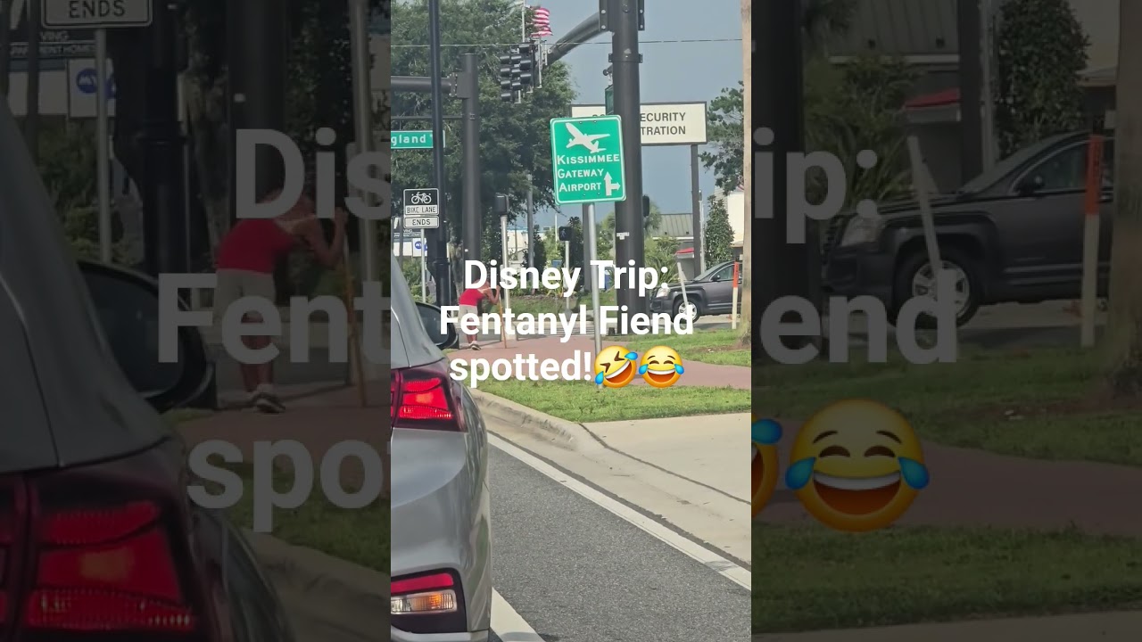 Disney Trip. Fentanyl addict spotted. 