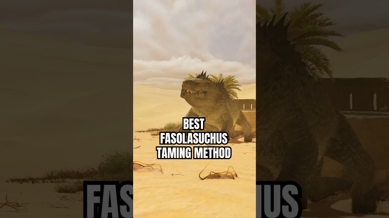 STOP Using Rocks to Tame the Fasolasuchus in Ark Survival Ascended