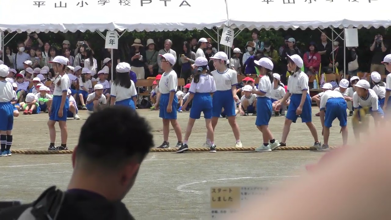 おうすけ4年運動会綱引き
