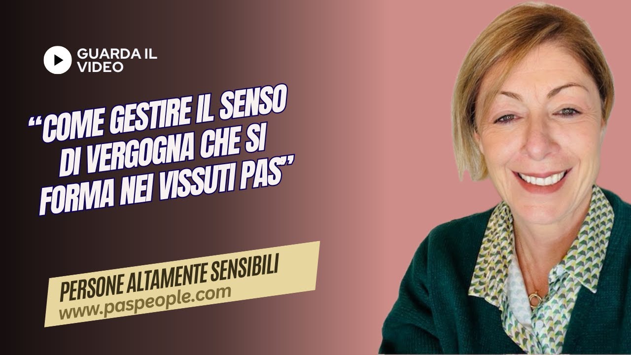 Come gestire il senso di vergogna che si forma nei vissuti PAS