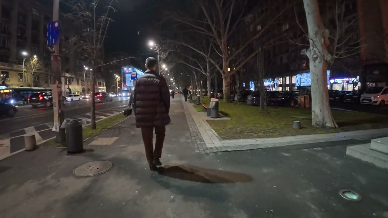 Bucharest Night Walk 4K 🇷🇴 Piata Romana to University Square | Silent POV City Walk