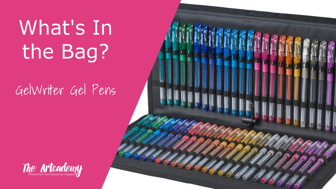 GelWriter Gel Pens are in the Bag