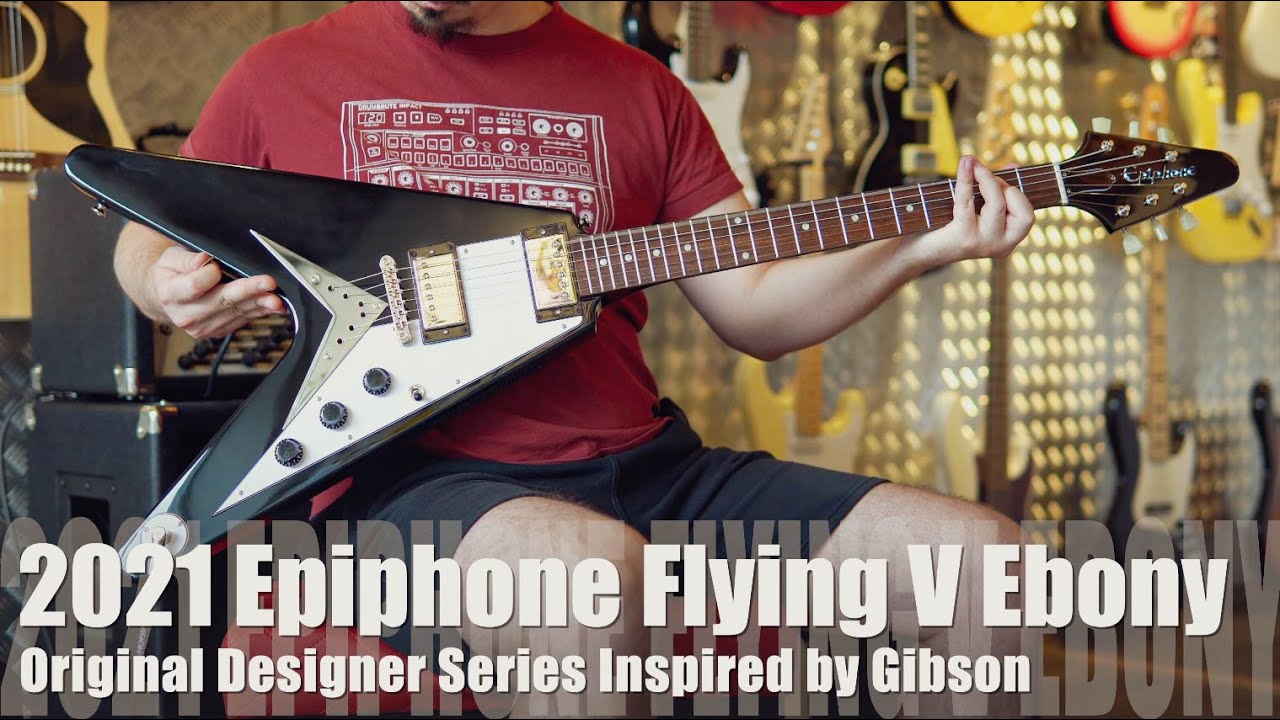 Epiphone Flying V Ebony Inspired by Gibson Collection