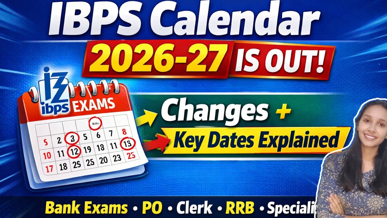 IBPS CALENDER 2026-2027 OUT #ibpsclerk #ibpsclerk