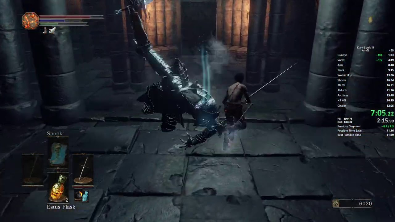 Dark Souls 3 Any% in 32:01