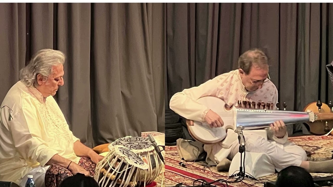 Ken Zuckerma & Pandit Swapan Chaudhuri, Nov. 20, 2022,  slow gat in raga Ahir Bhairo