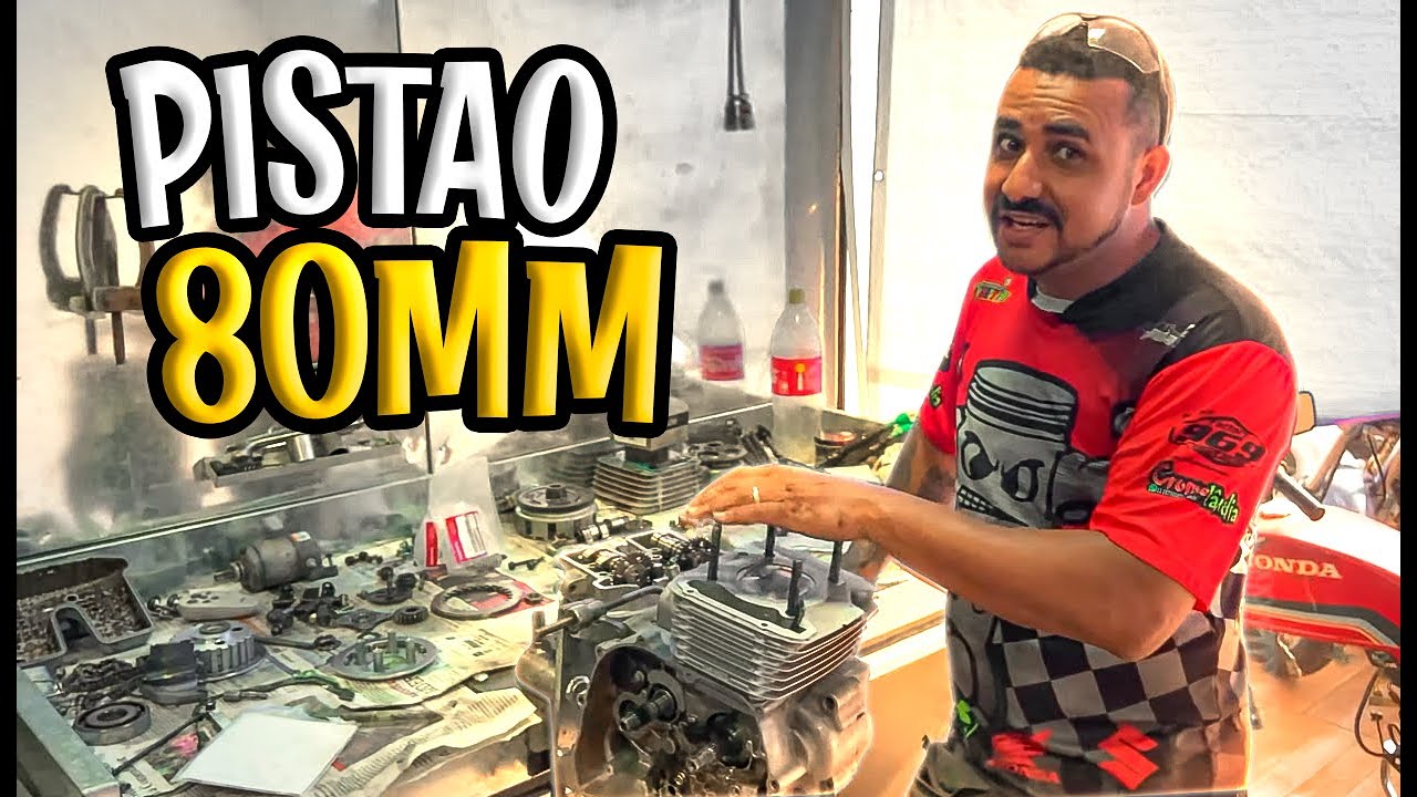 PISTÃO 80MM NO  MOTOR DE TW 320CC ( PROJETO )