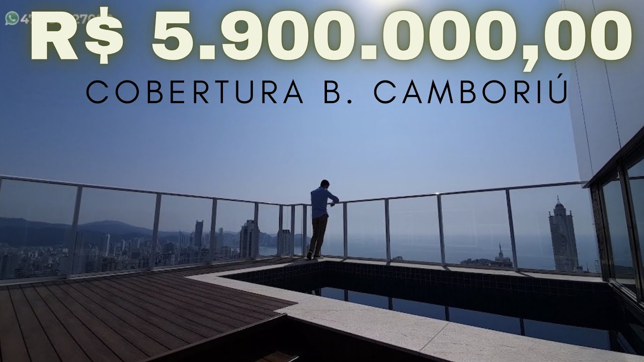 😱 COBERTURA D&Uacute;PLEX LUXUOSA COM PISCINA - OCEAN BREEZE - BALNE&Aacute;RIO CAMBORI&Uacute; | GUILHERME PILGER