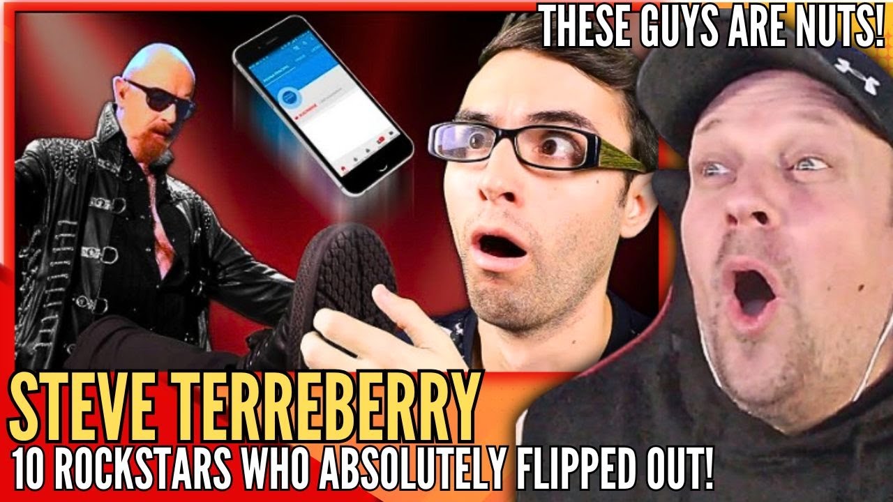 STEVE TERREBERRY Flips Out On 10 Rockstars Who ABSOLUTELY Flipped Out! [ Reaction Video ]