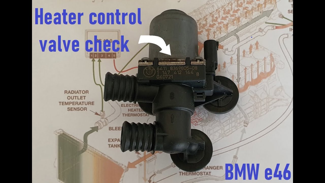 BMW e46 Heater control valve check and diagnostic